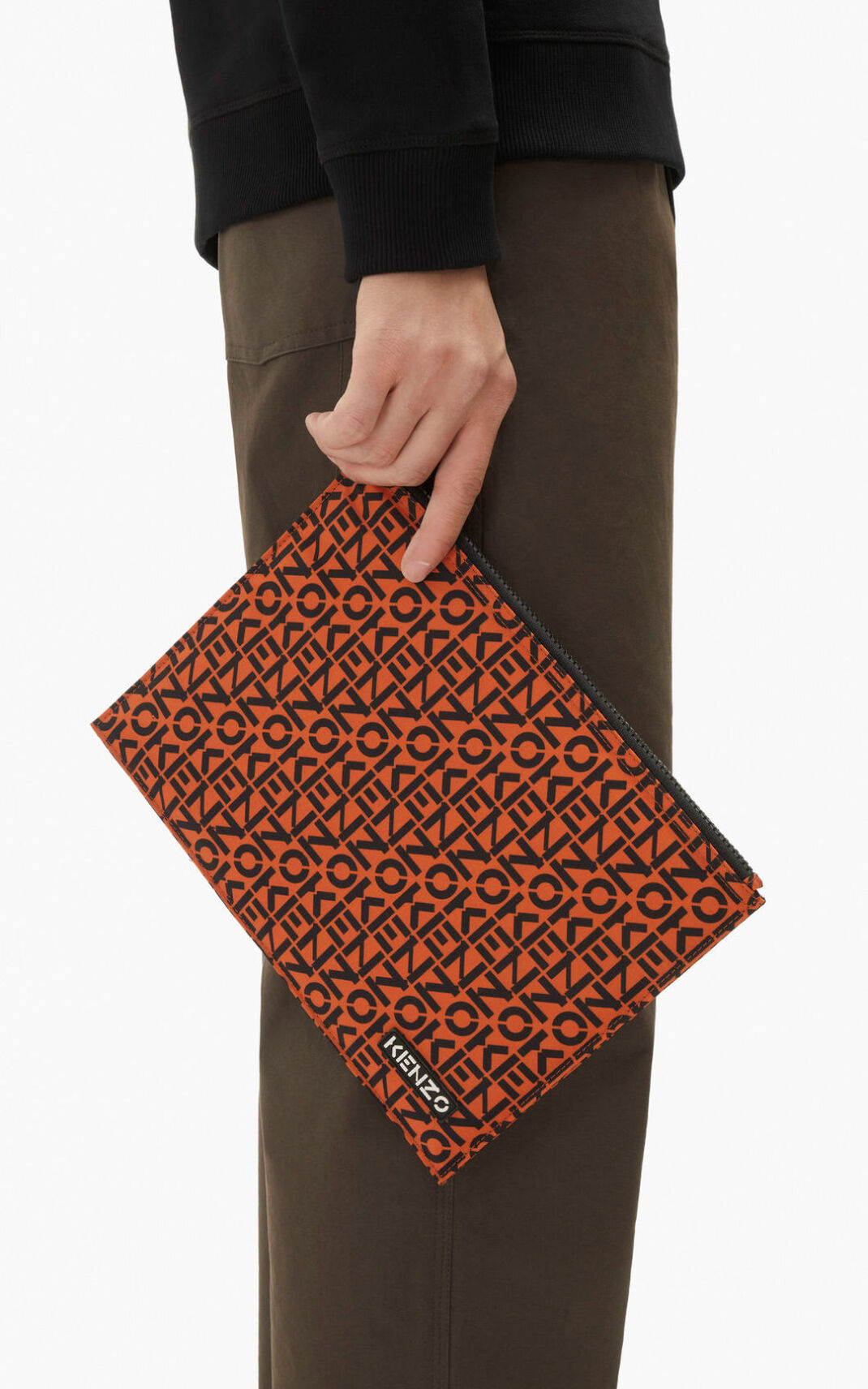 Clutch Kenzo Repeat large Hombre Naranjas Oscuro - SKU.8480015